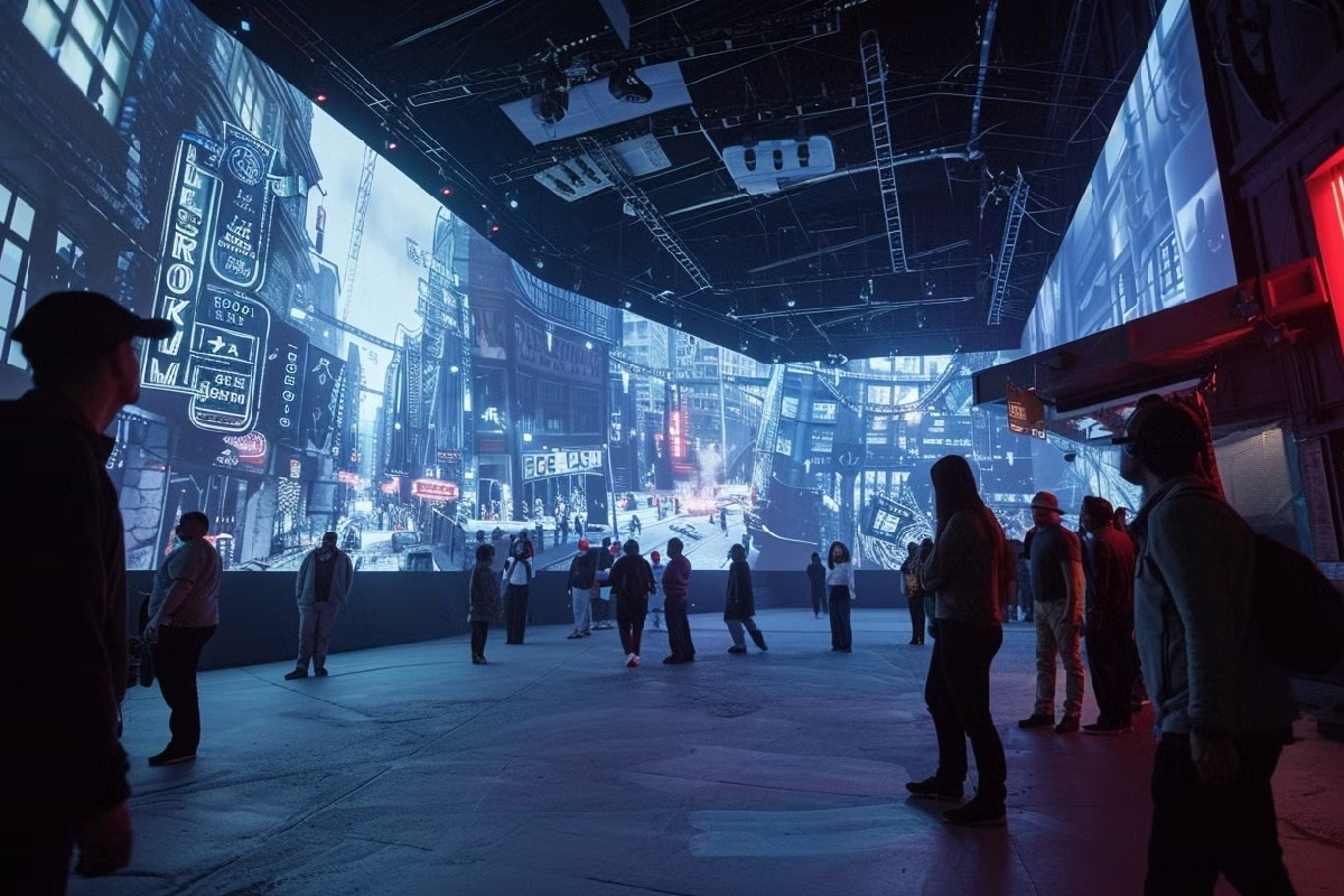 Graphic rendering of the Immersive Experience, Elstree Studios