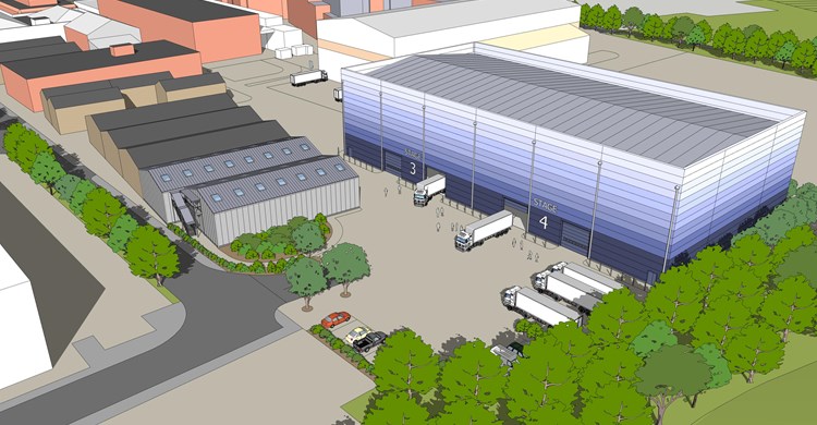 Elstree Studios Two New Stages Artist's Impression Oct 2020