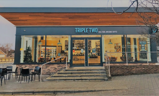 Completed café at Station Square