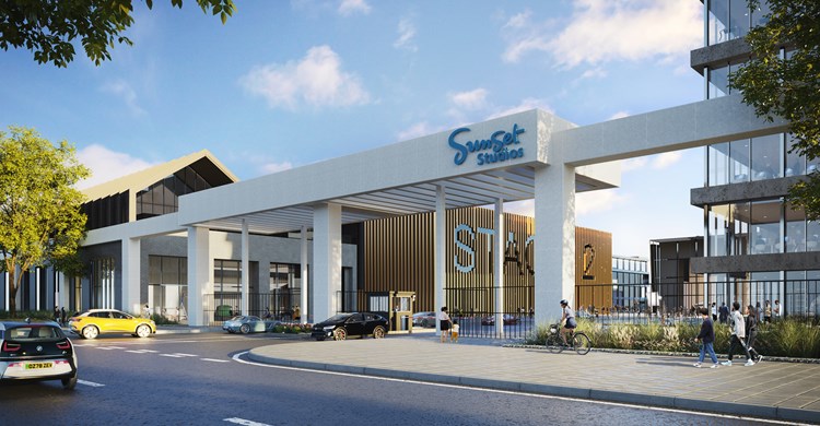 Artist's impression of Sunset Studios at Park Plaza, Broxbourne
