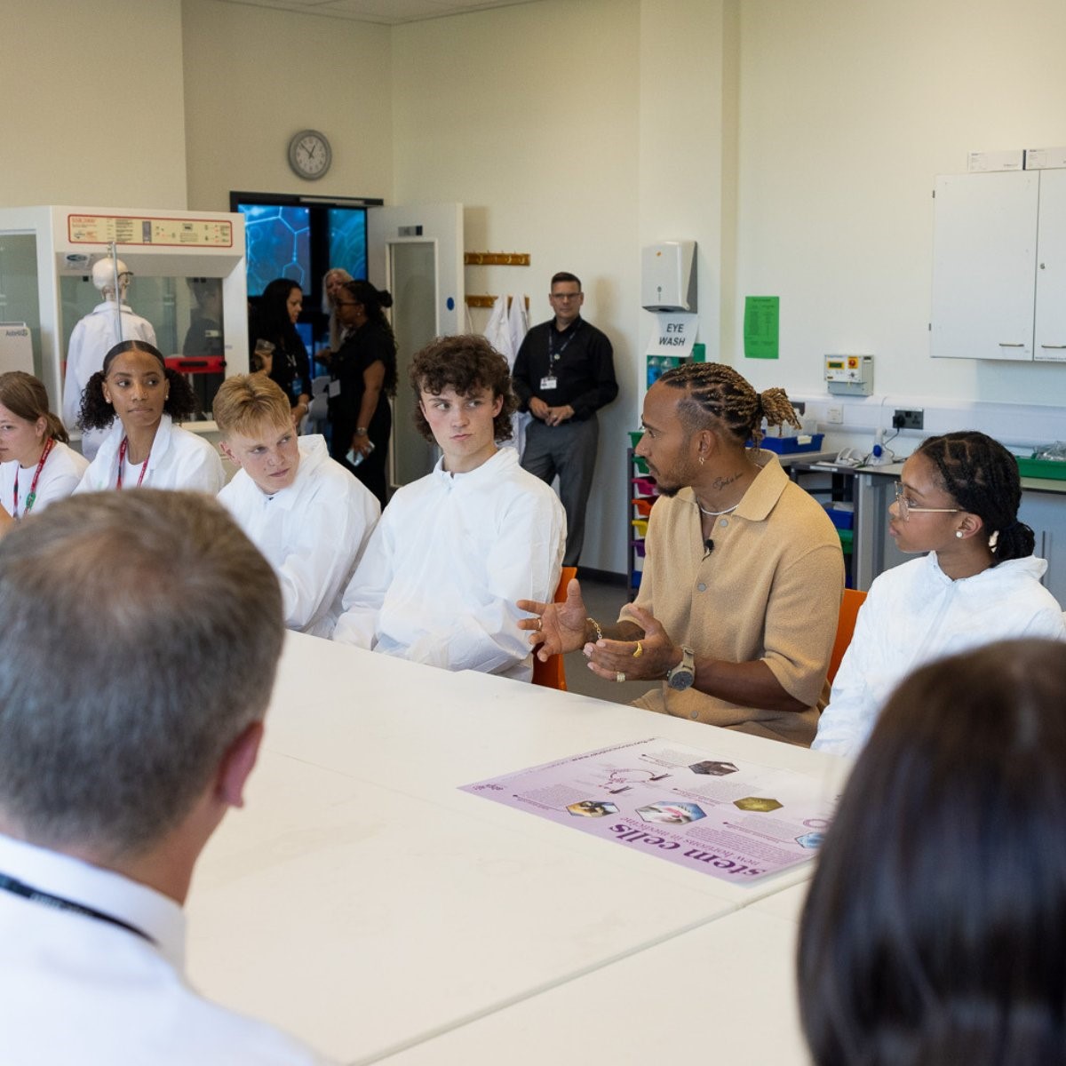 Sir Lewis Hamilton launches the Pioneering Young STEM Futures programme
