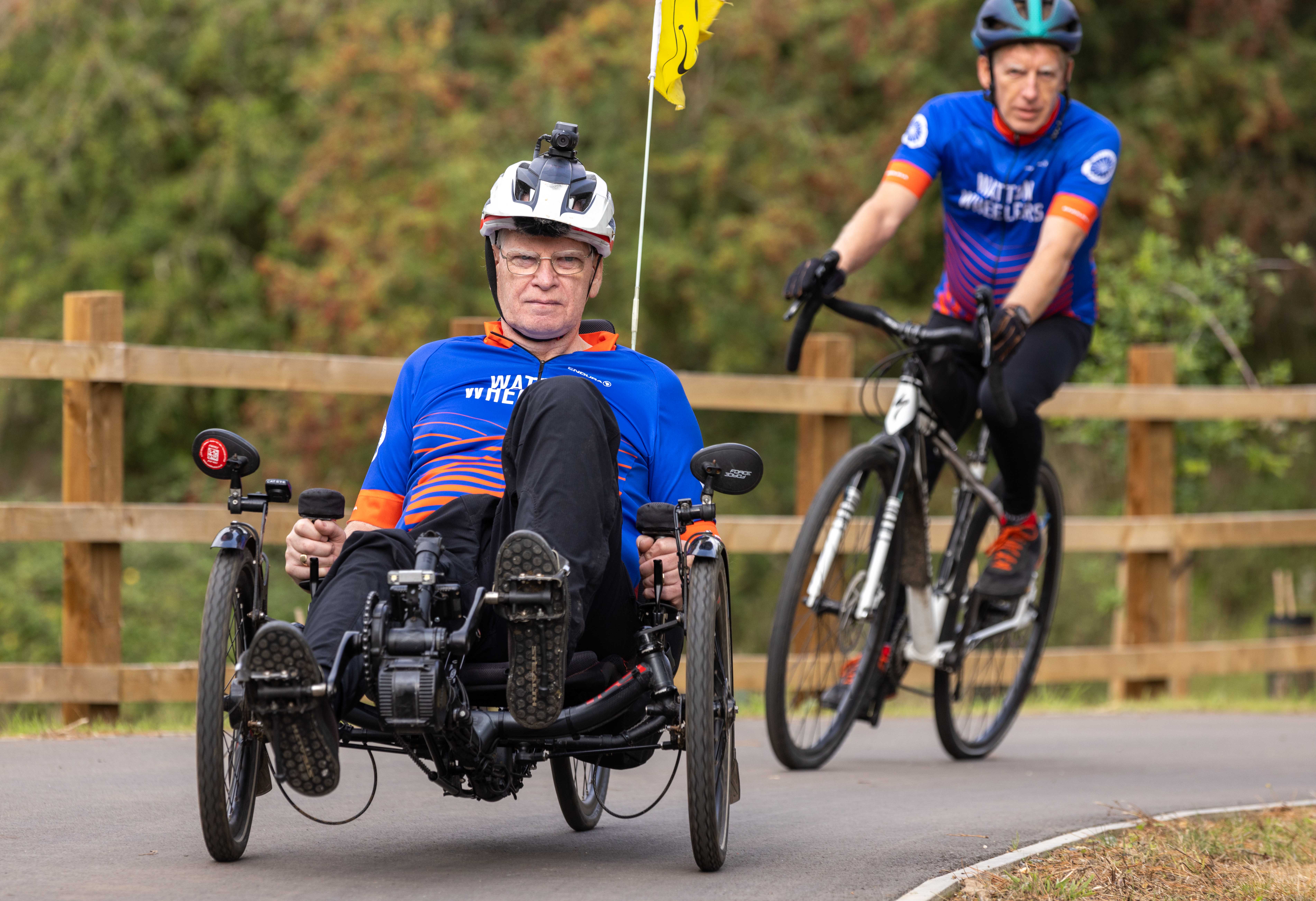 The new A602 cycling and walking route opens to the public