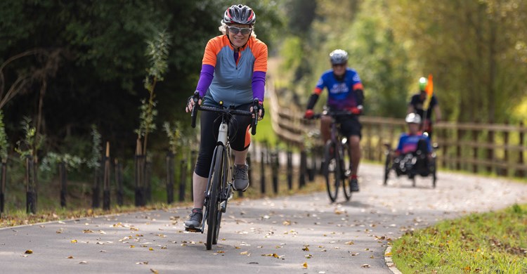 The new A602 cycling and walking route opens to the public