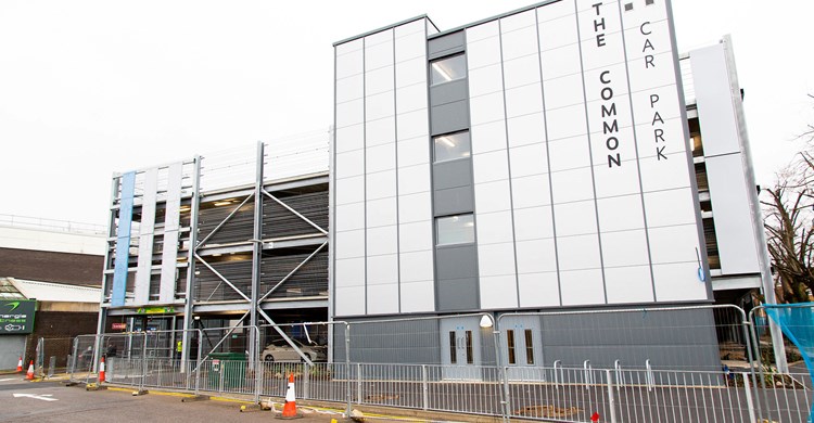 The award-winning multi-storey car park at The Common