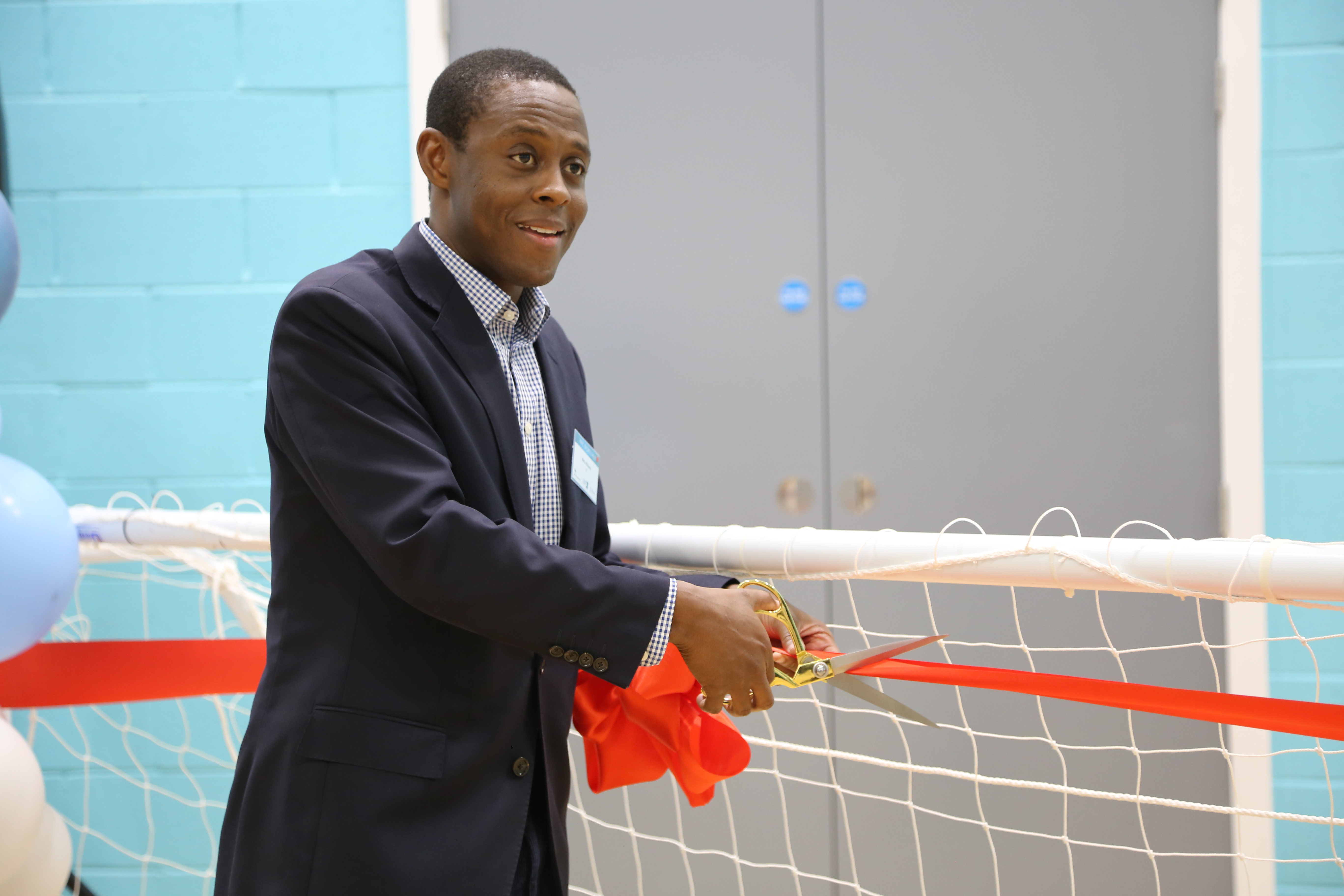 NHC Sports Hub at North Hertfordshire College Hitchin campus opened by Hitchin and Harpenden MP Bim Afolami 