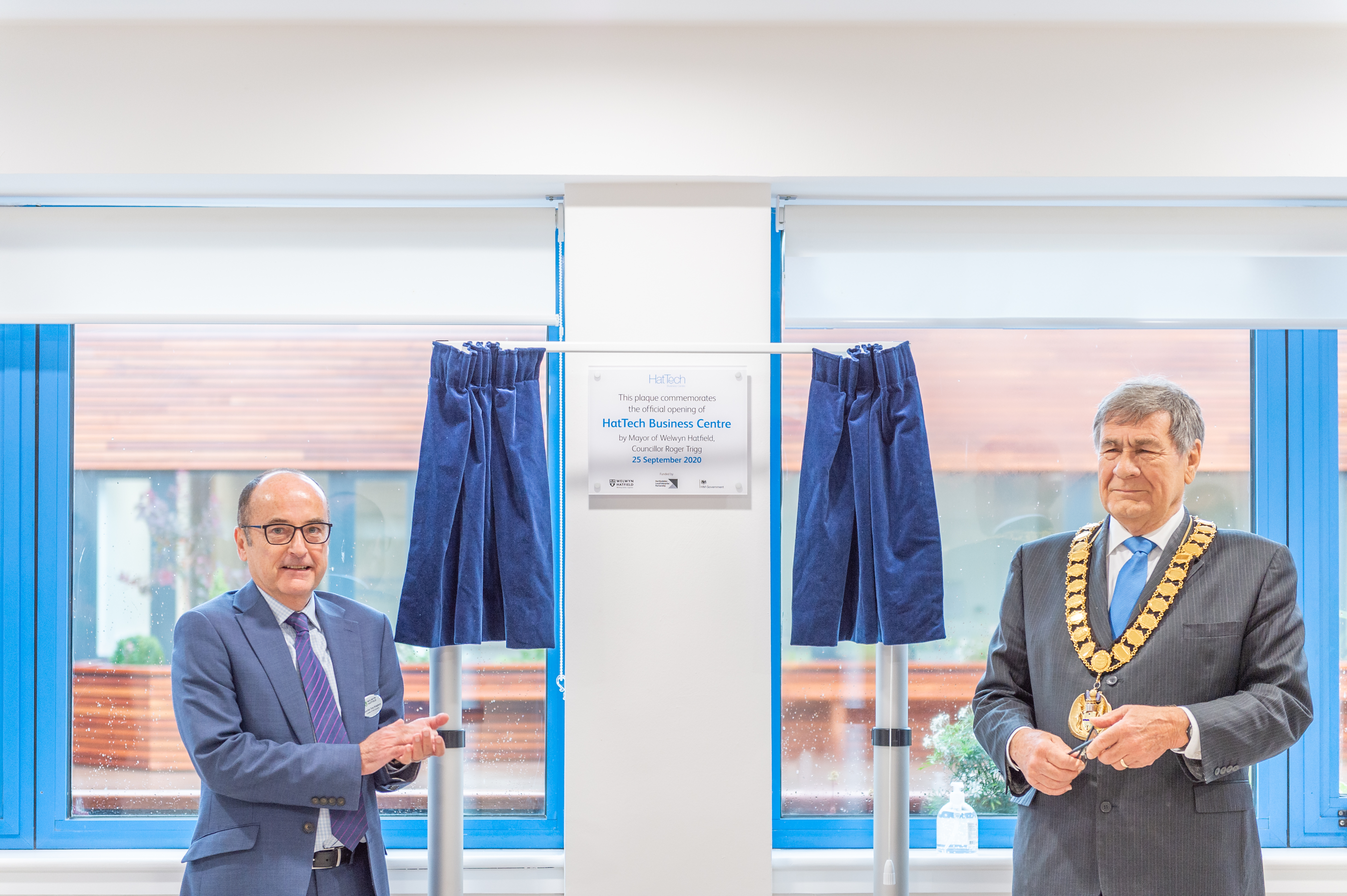 Cllr Tony Kingsbury and Mayor Roger Trigg