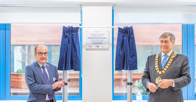 Cllr Tony Kingsbury and Mayor Roger Trigg