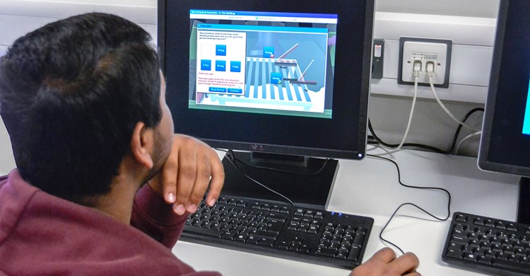 eLearning studio at West Herts College