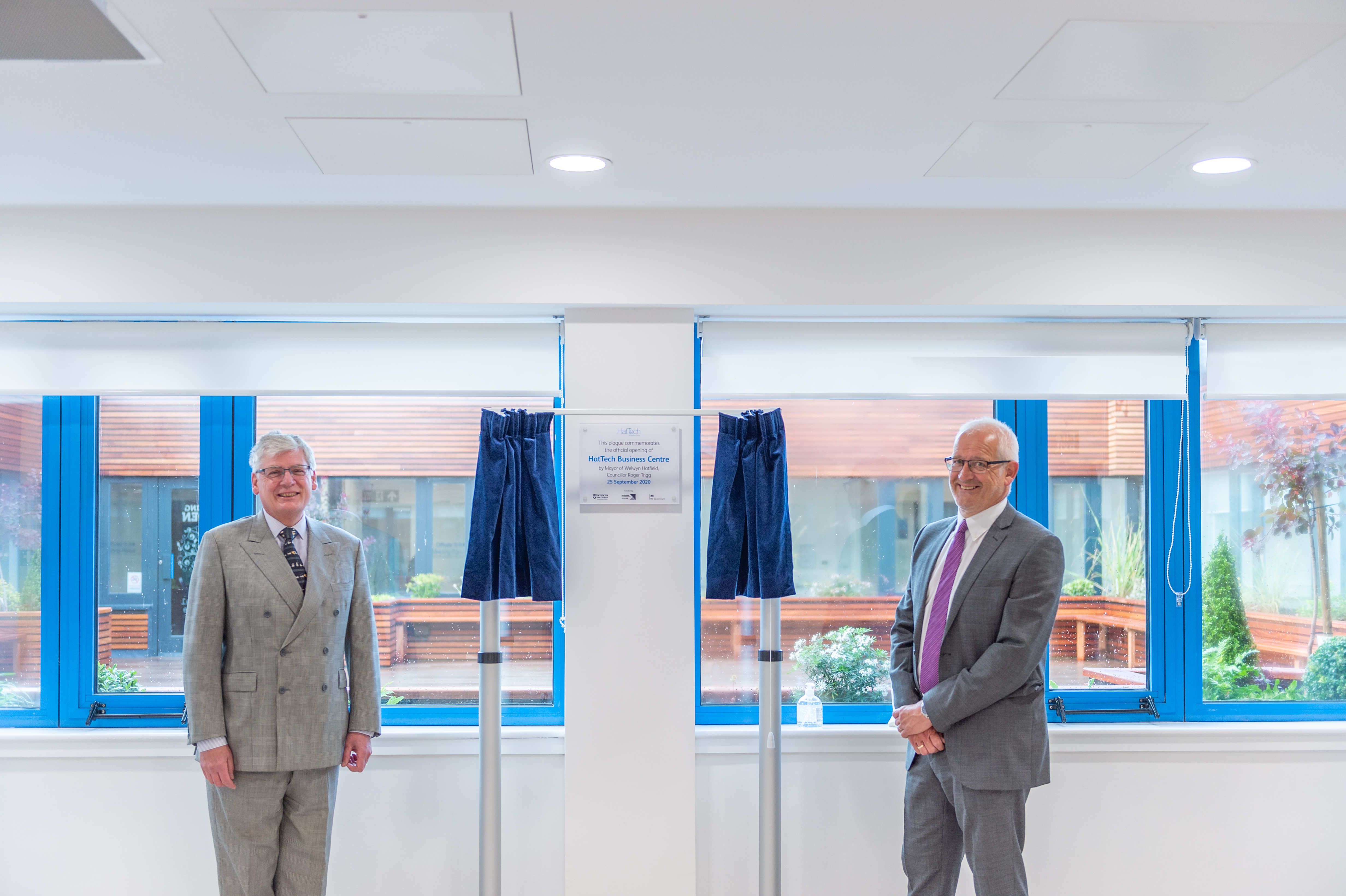 Adam Wood, Head of Infrastructure & Regeneration, and Norman Jennings, Operations Director at Hertfordshire LEP