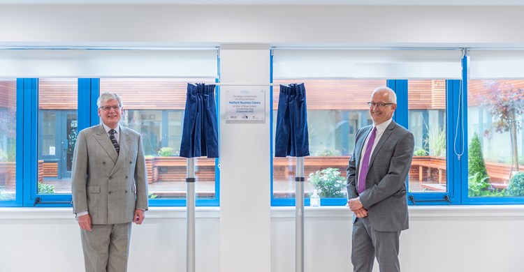 Adam Wood, Head of Infrastructure & Regeneration, and Norman Jennings, Operations Director at Hertfordshire LEP