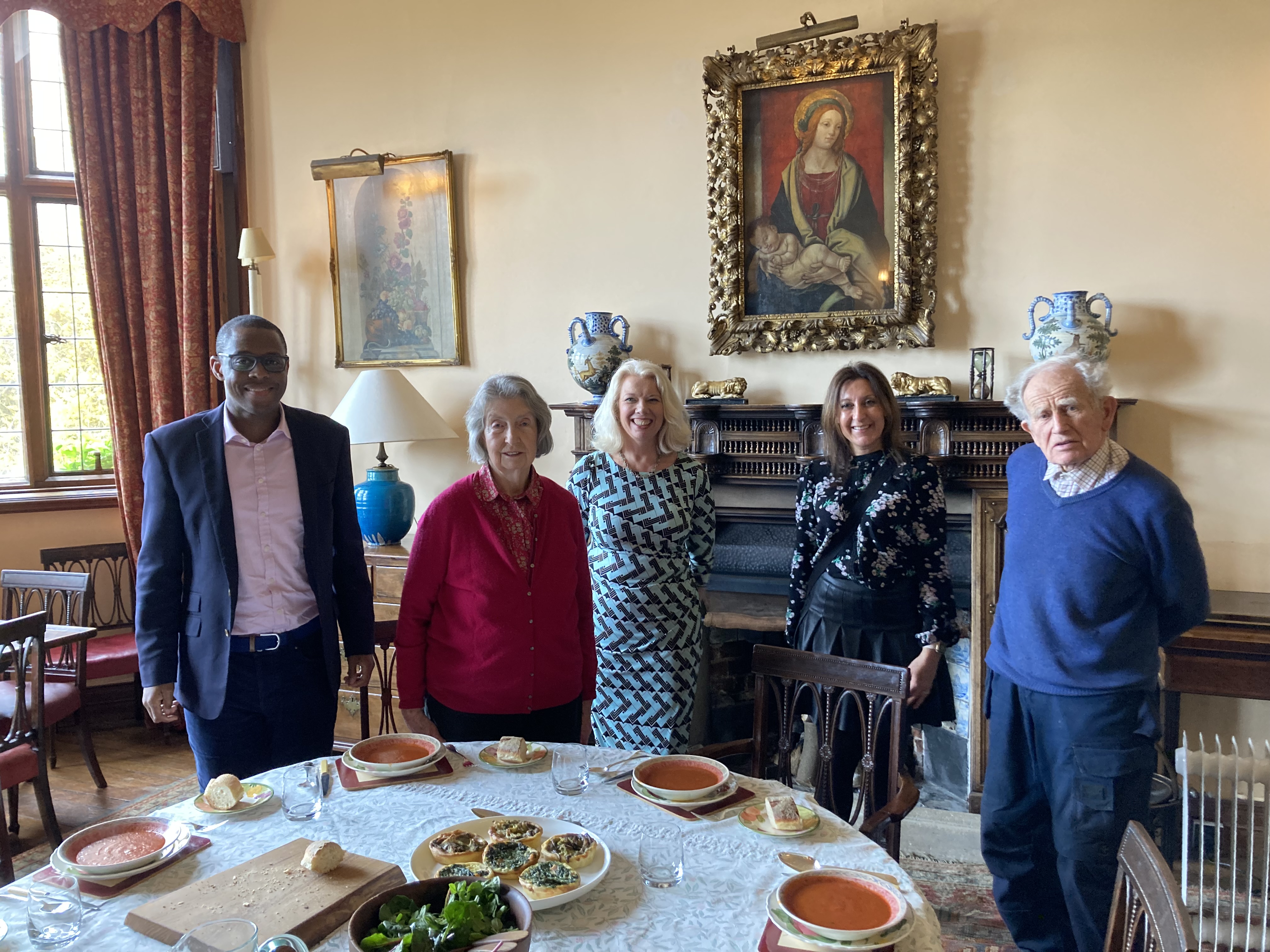 Bim Afolami MP visits St Paul's Walden Bury