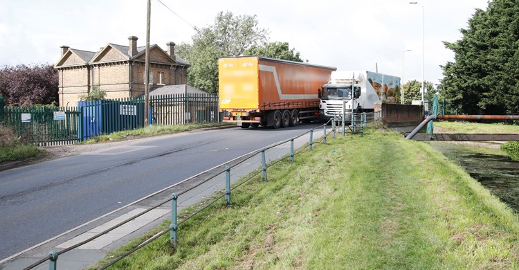 The old 60 year old bridge