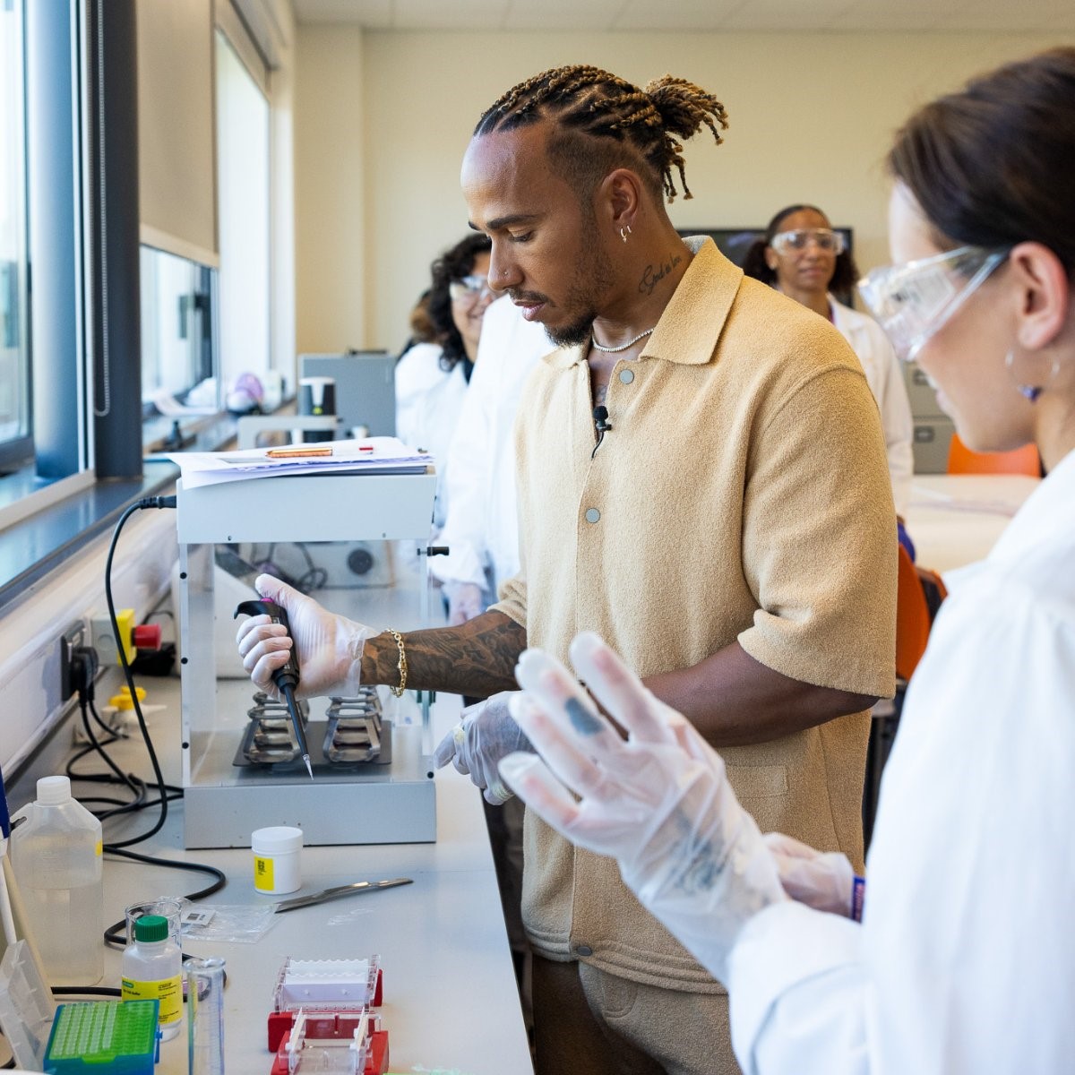 Sir Lewis Hamilton launches the Pioneering Young STEM Futures programme