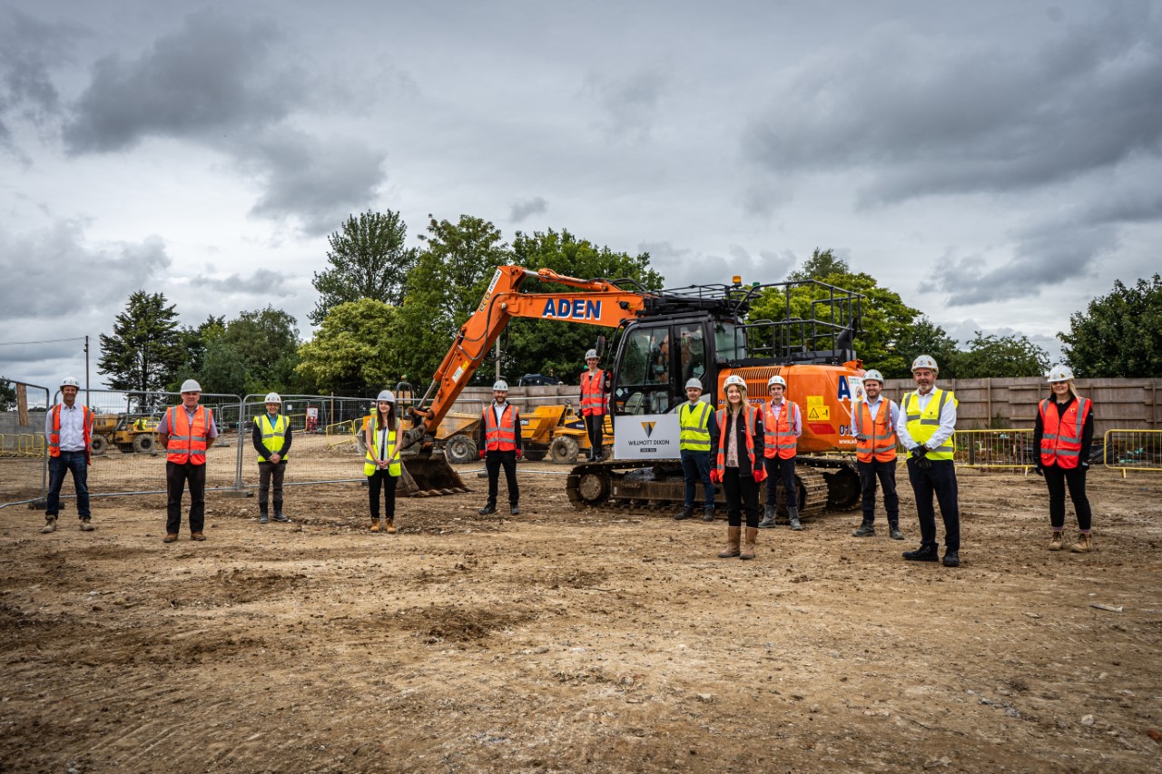 Breaking ground at Oaklands College's Smallford campus