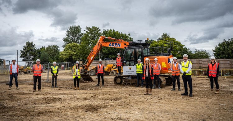 Breaking ground at Oaklands College's Smallford campus