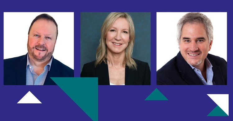 Adrian Hawkins OBE, Dr. Sally Ann Forsyth OBE and Dan Dark OBE