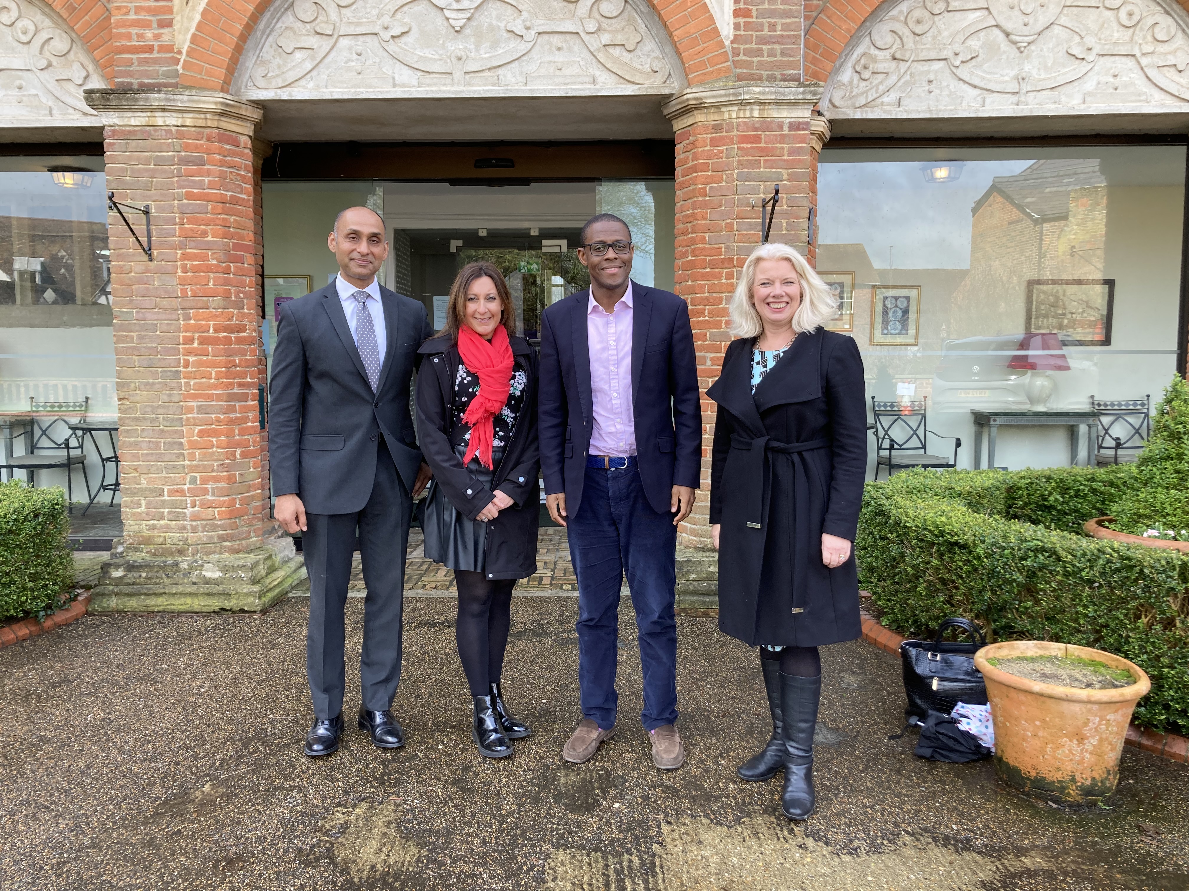 Bim Afolami MP visits St Paul's Walden Bury