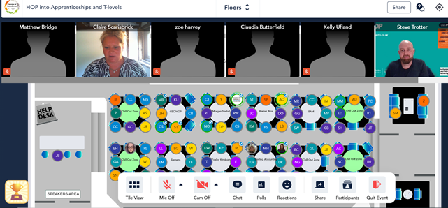Spotlight on Apprenticeships and T Levels at Virtual Careers Fair for Hertfordshire parents