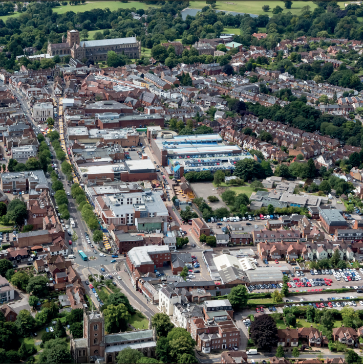 St Albans Aerial (From St Albans Council Economic Development Strategy)