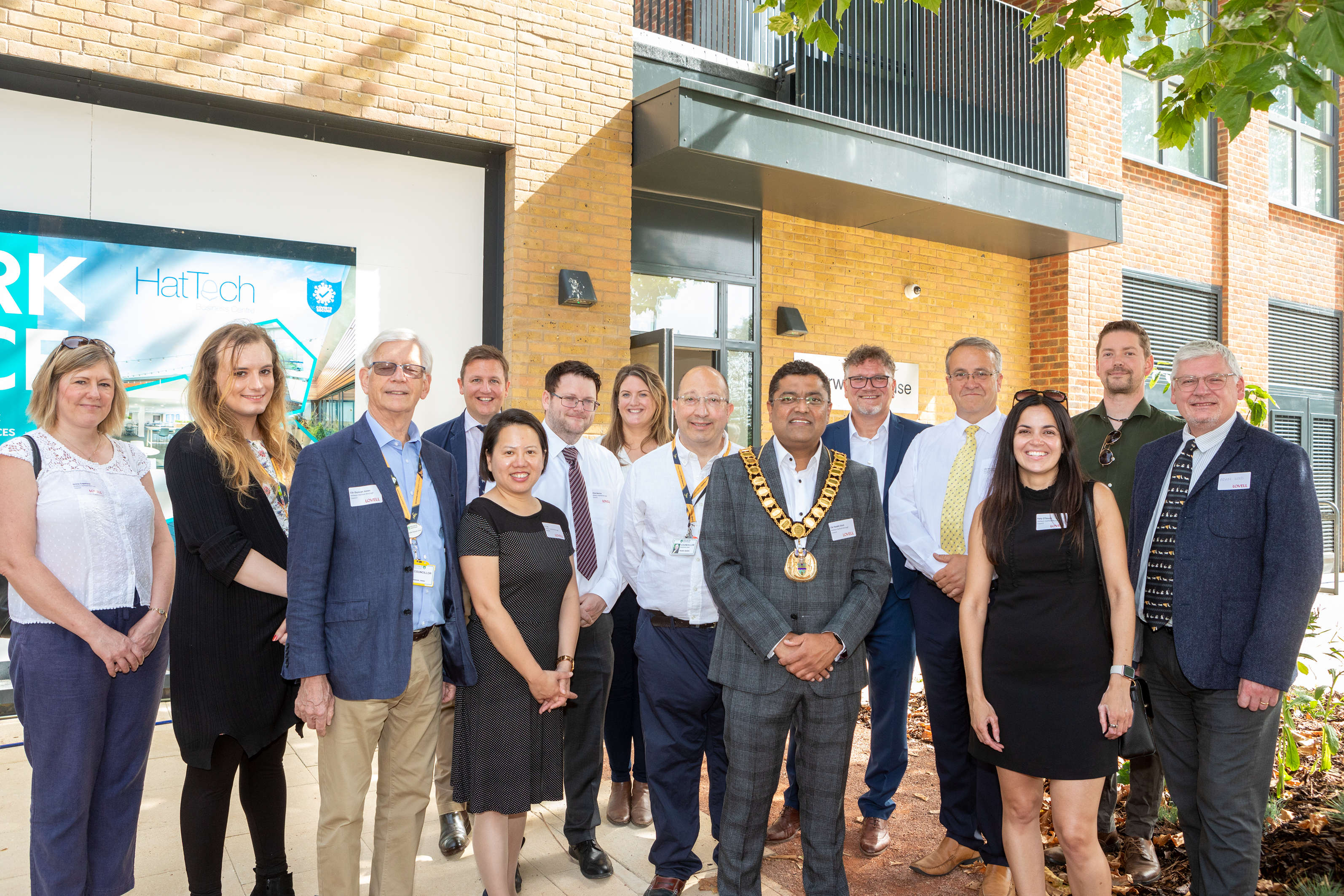 .One Town Centre Opening Ribbon cutting