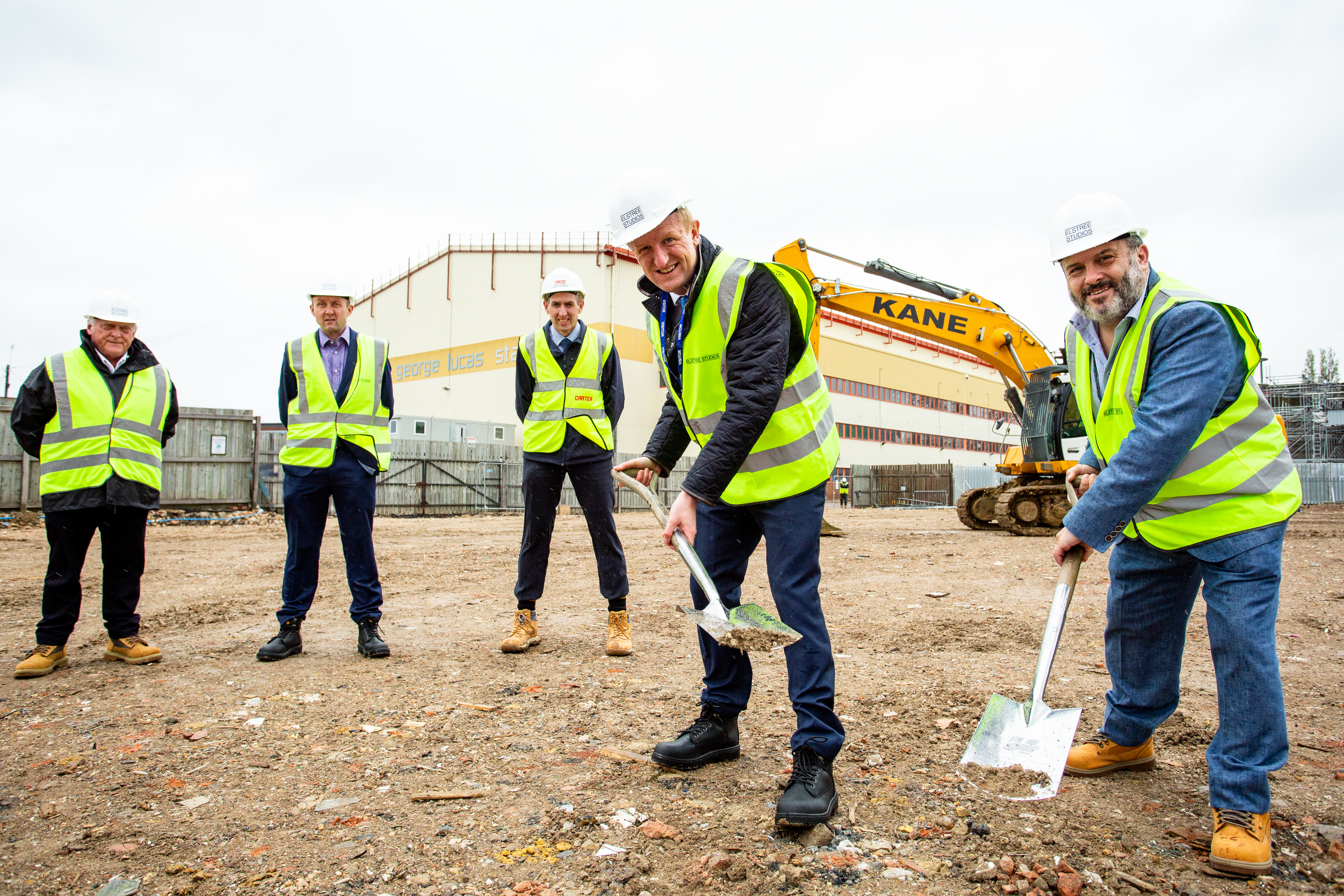 Elstree Studios Expansion Breaking Ground May 2021