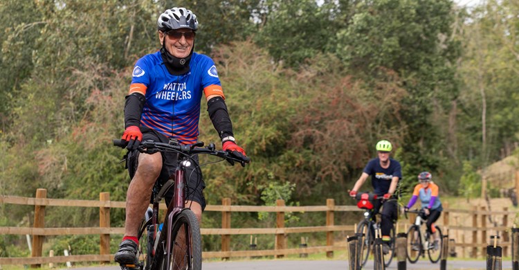 The new A602 cycling and walking route opens to the public