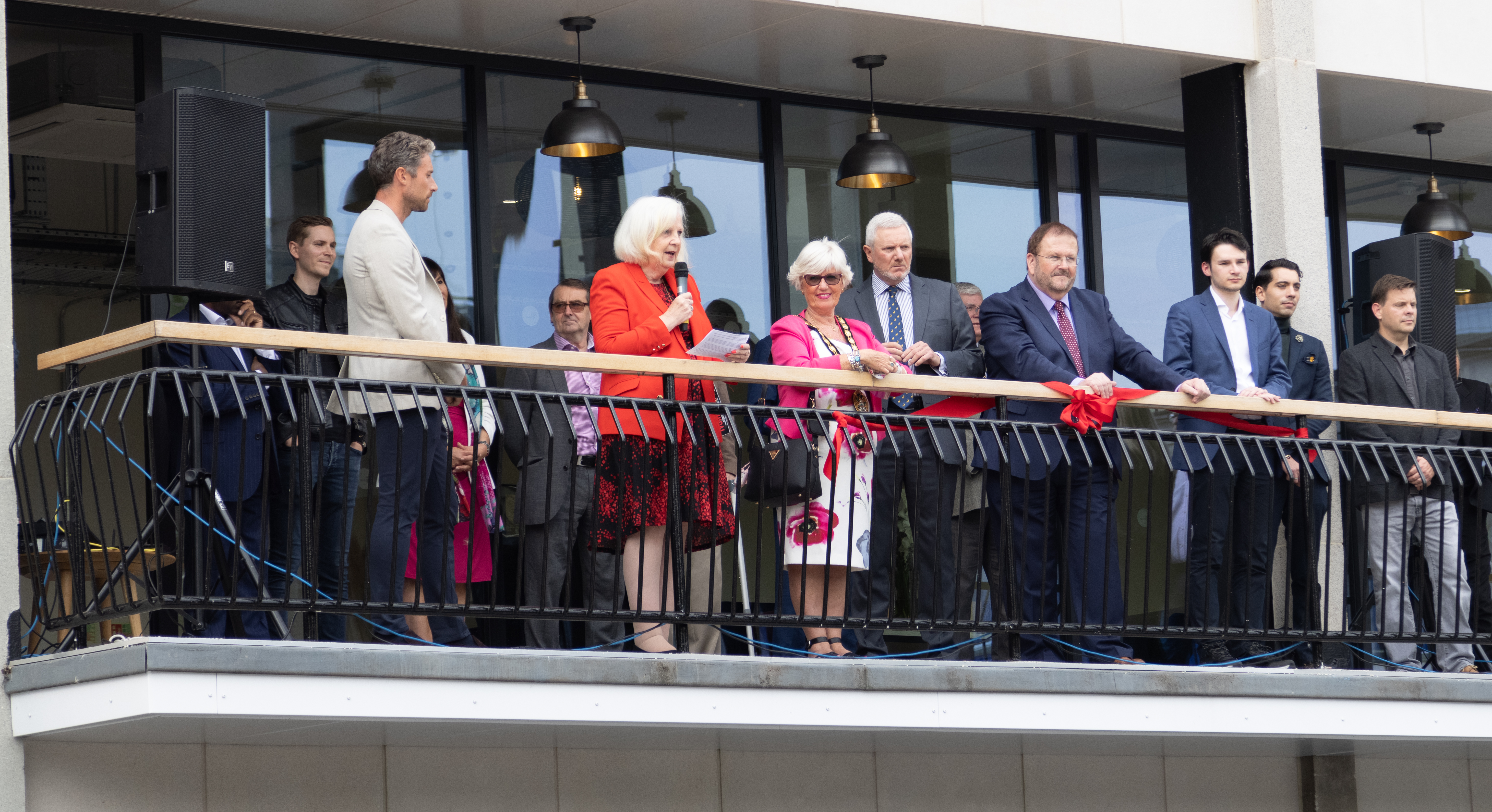 Mark Bretton, Chair, Hertfordshire Local Enterprise Partnership, and Chair, LEP Network, was among the dignitaries attending the opening of Co-Space, part-funded by the LEP 