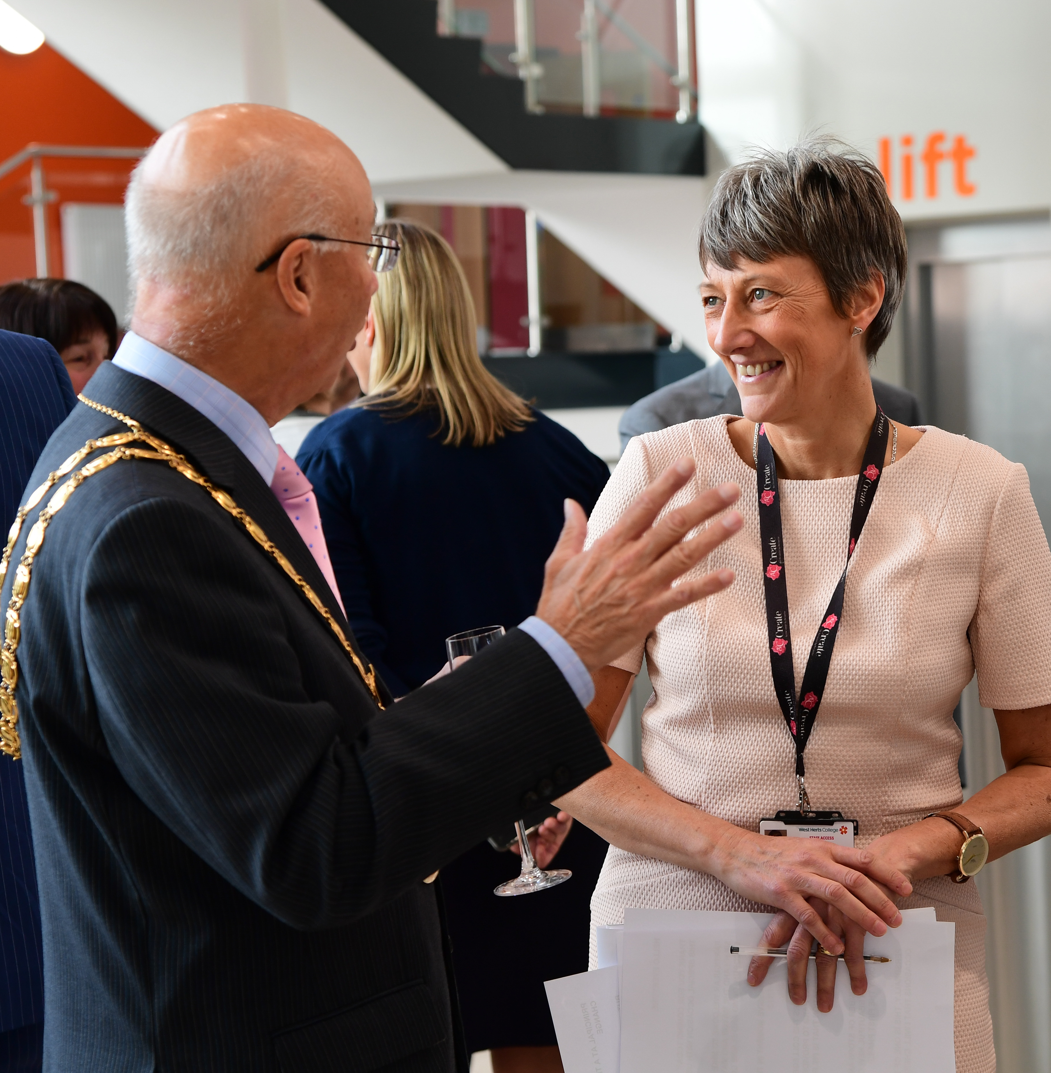 West Herts College Principal Gill Worgan at the Dacorum Campus launch