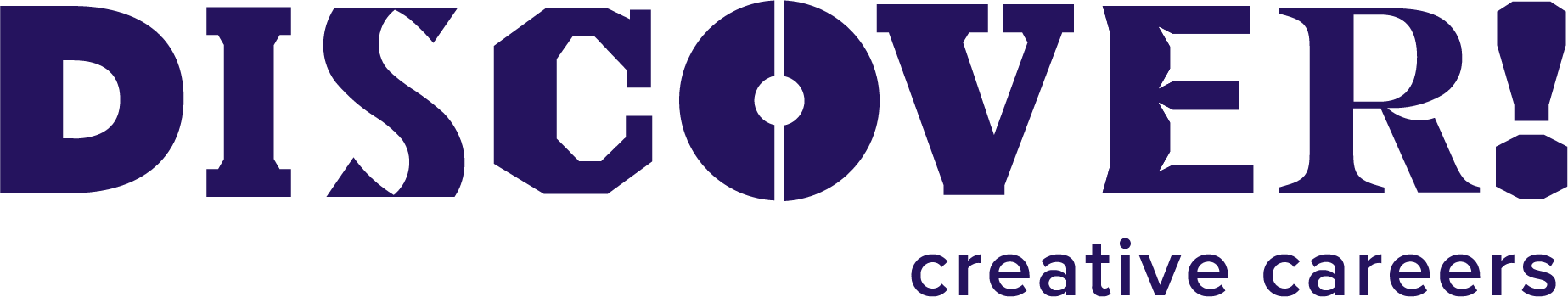 Discover! Creative Careers Logo Purple