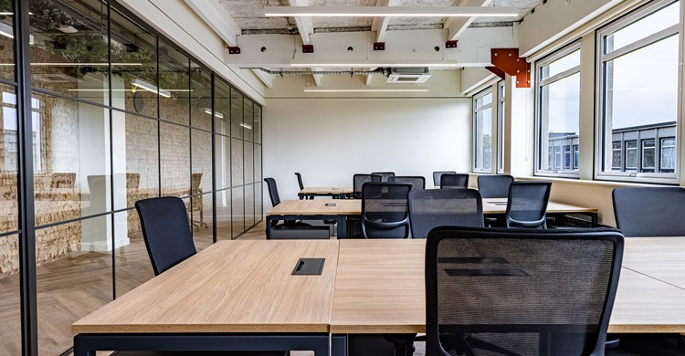 Interior of Co-Space Stevenage