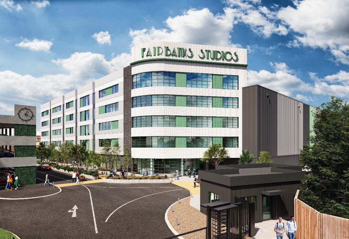 CGI of Fairbanks Studios