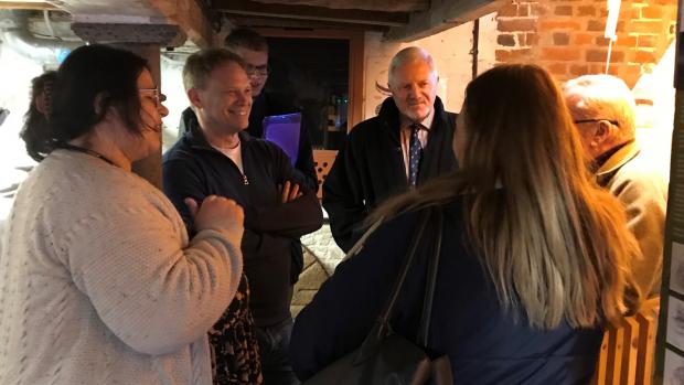 Grant Shapps MP visits Mill Green Museum and Working Mill