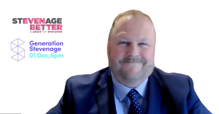 Adrian Hawkins, Chair, Stevenage Development Board