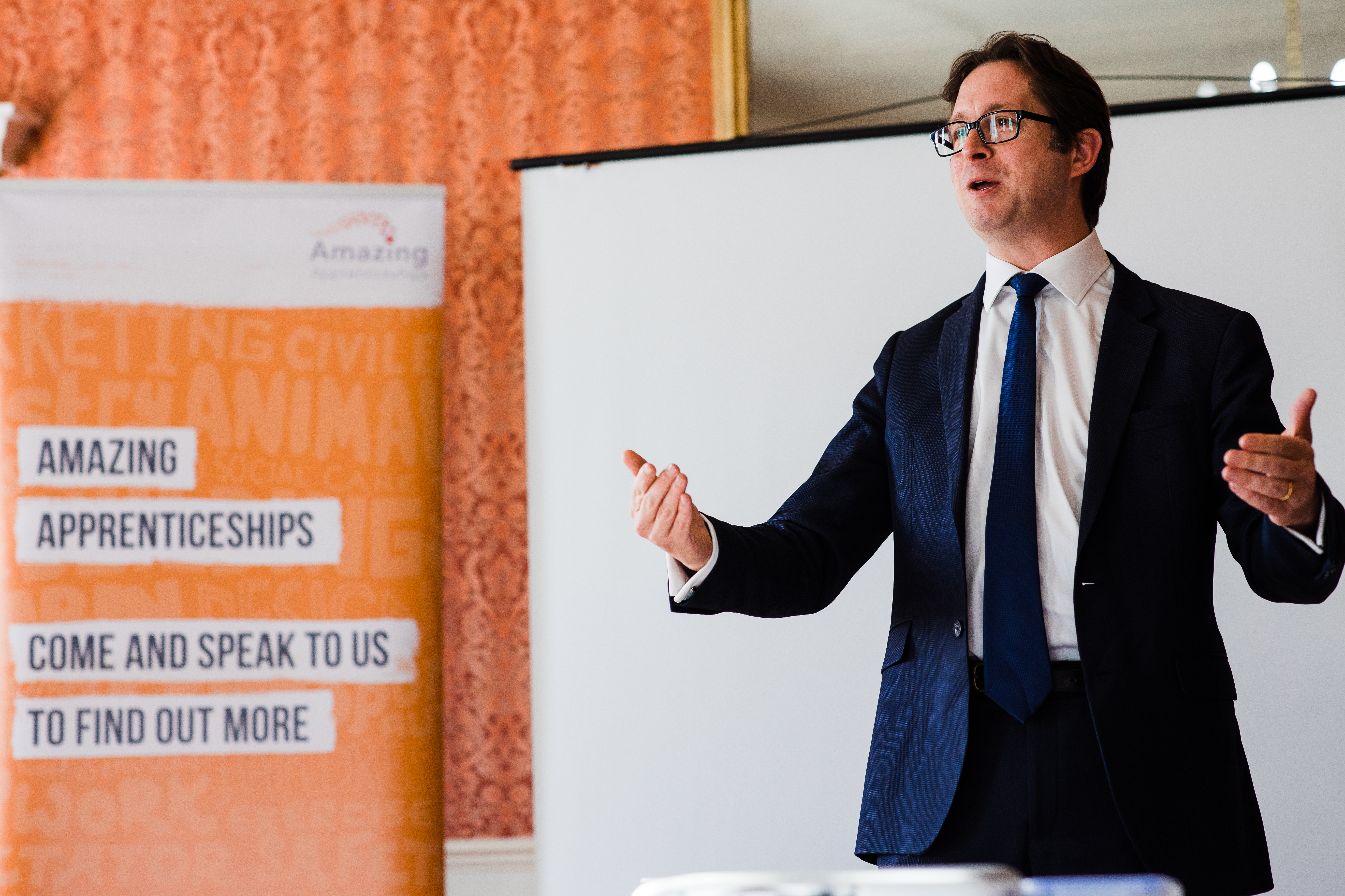 Minister for Skills Alex Burghart