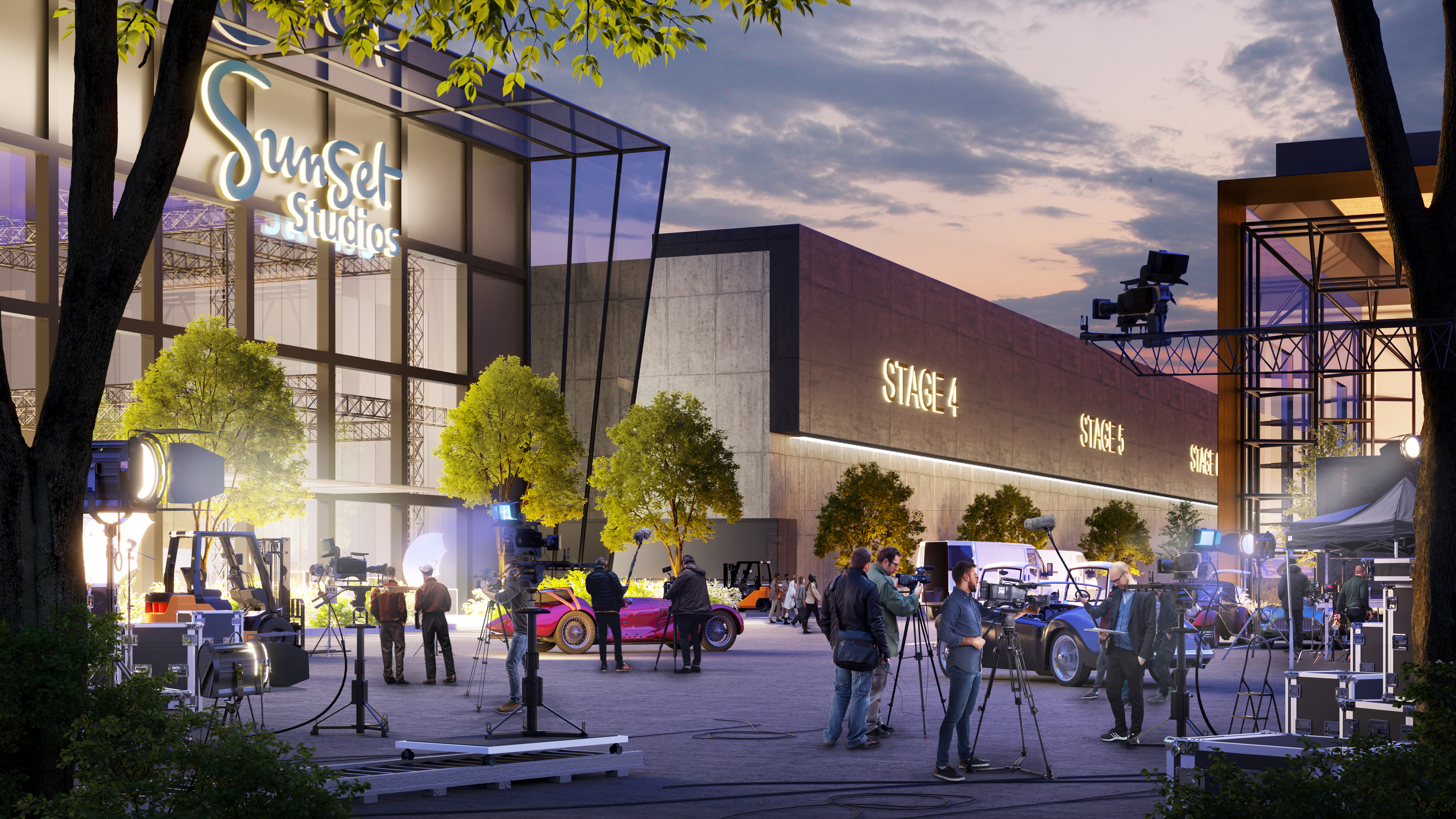Artist's impression of Sunset Studios at Park Plaza, Broxbourne