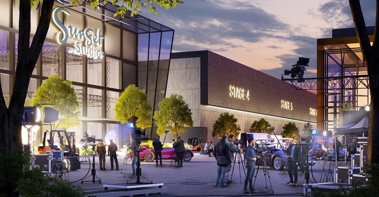 Artist's impression of Sunset Studios at Park Plaza, Broxbourne