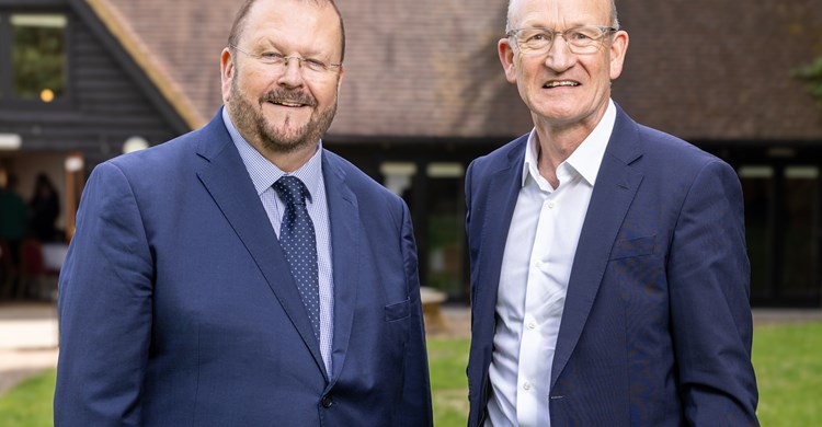 Adrian Hawkins OBE, Chair, Hertfordshire Futures and Cllr Richard Roberts