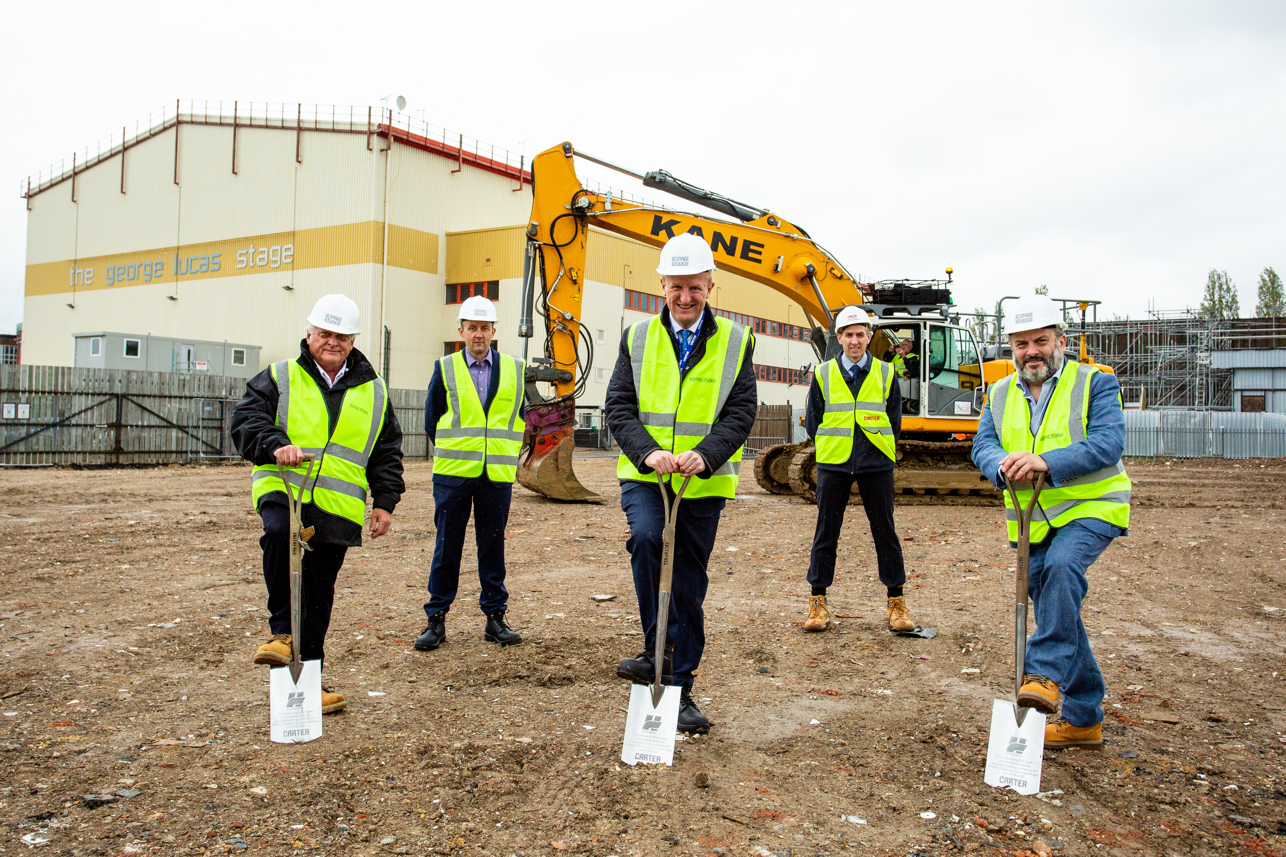 Elstree Studios Expansion Breaking Ground May 2021