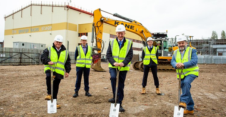 Elstree Studios Expansion Breaking Ground May 2021