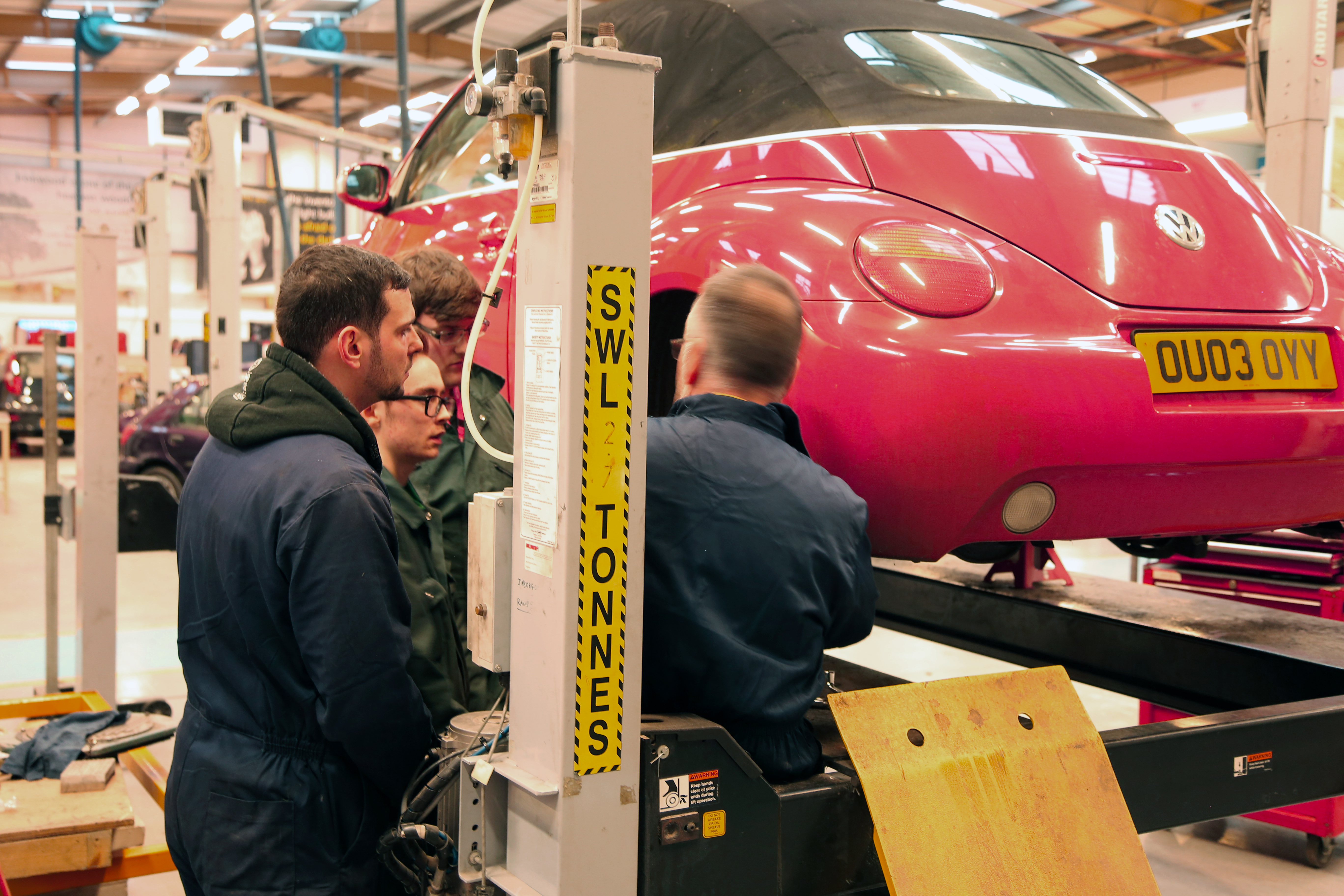 Motor vehicle courses at North Herts College