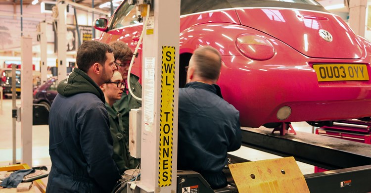 Motor vehicle courses at North Herts College