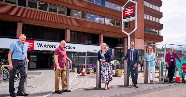 Watford Junction forecourt