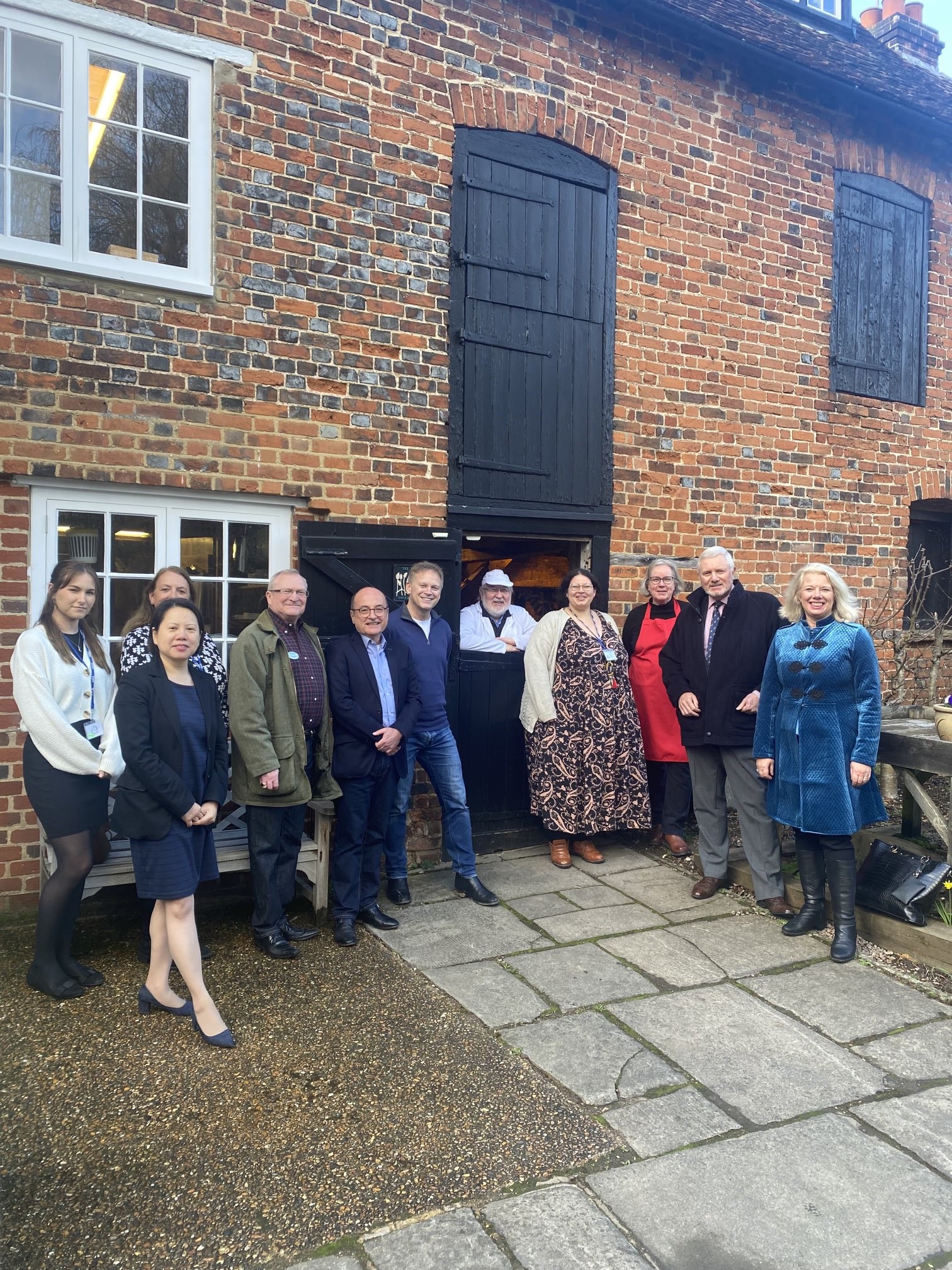 Grant Shapps MP visits Mill Green Museum and Working Mill