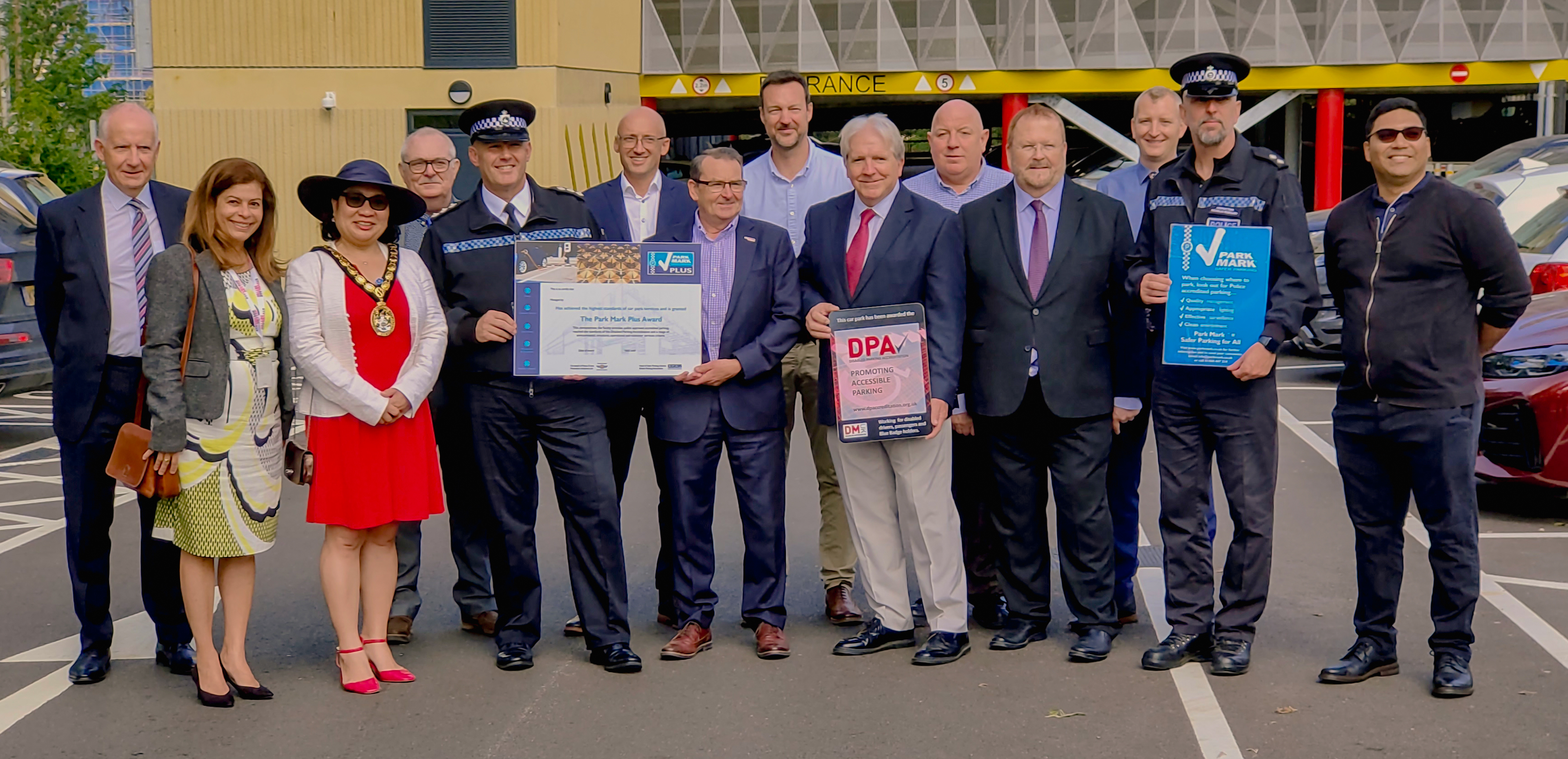 Park Mark Plus awarded to Stevenage Railway Station North car park